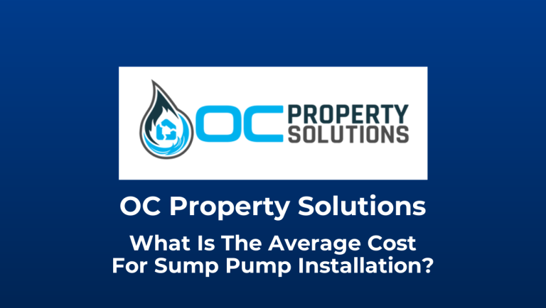 What Is The Average Cost For Sump Pump Installation?
