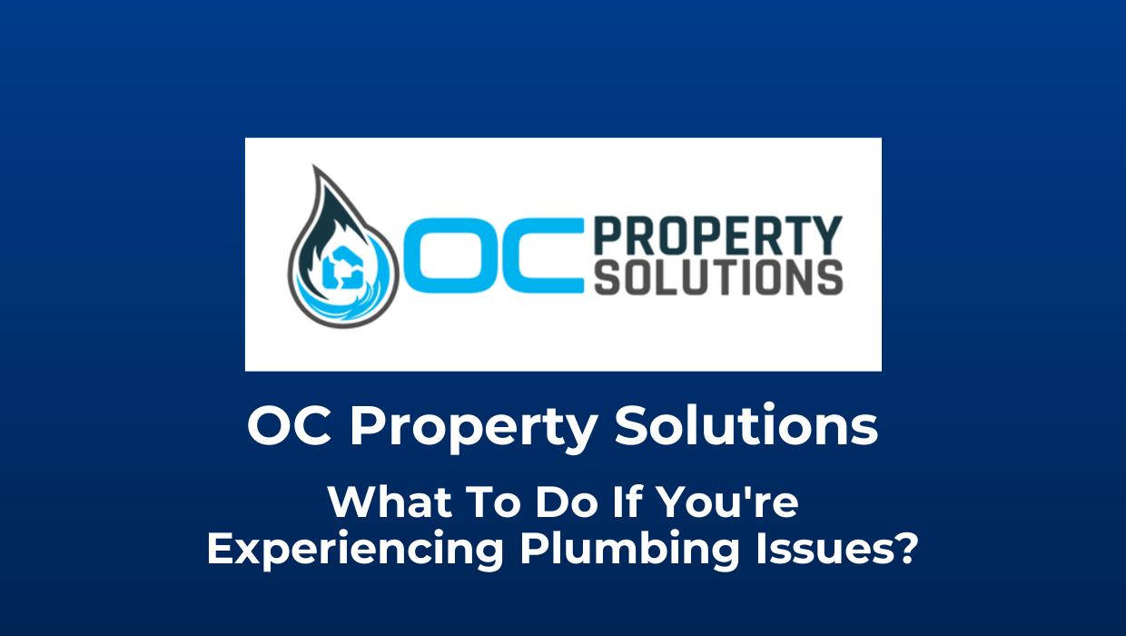 What To Do If You're Experiencing Plumbing Issues?