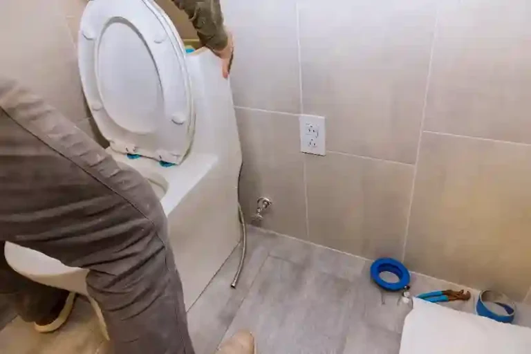 toilet backing up into the shower